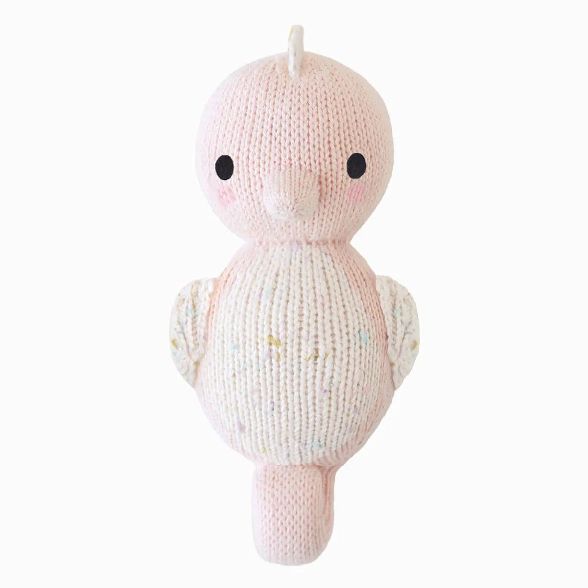 Cuddle + Kind Hand-Knit Doll - Baby Seahorse (powder pink) - Image 6