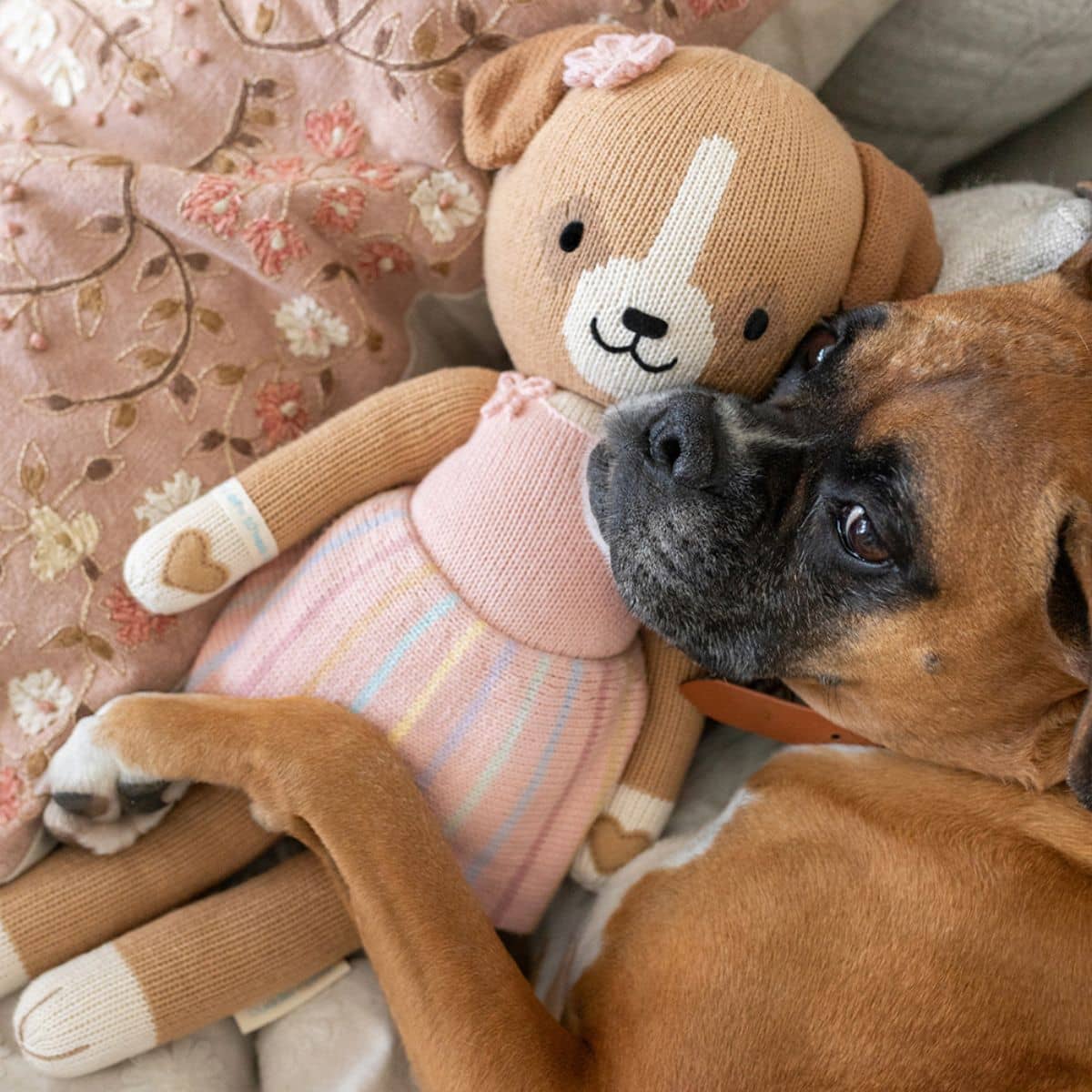 Cuddle + Kind Hand-Knit Doll - Bea the Dog - Regular - Image 2
