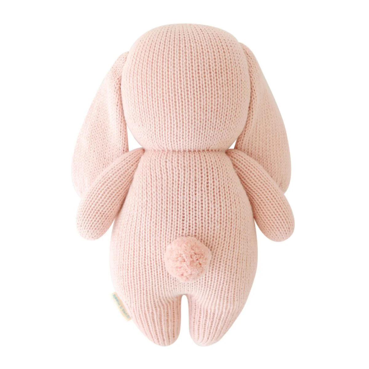 Cuddle + Kind Hand-Knit Doll - Big Baby Bunny (Rose) - Image 4