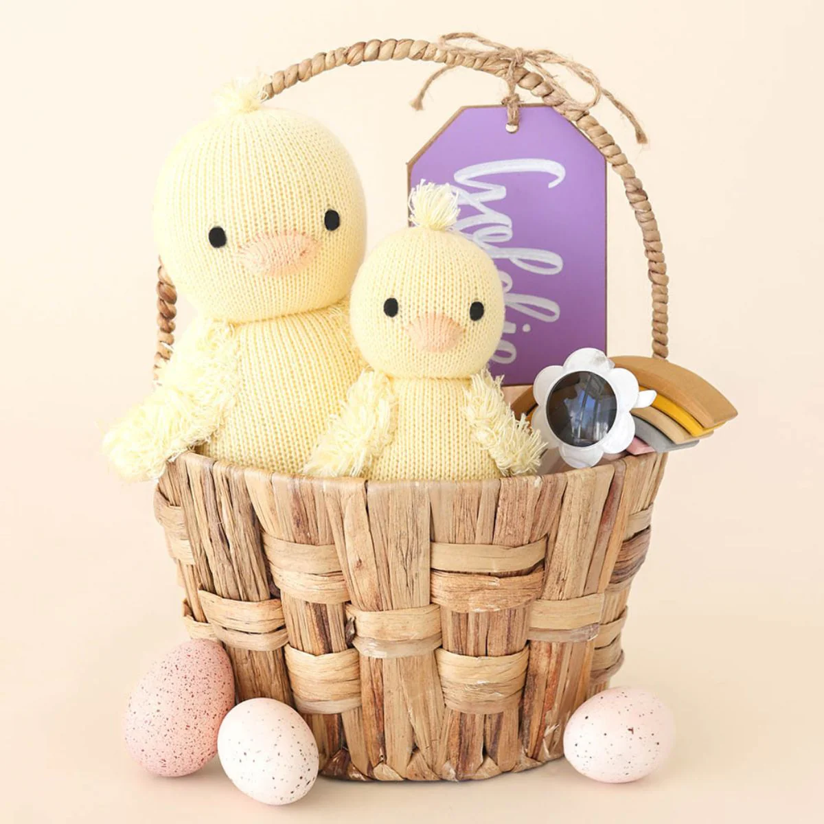 Cuddle + Kind Hand-Knit Doll - Big Baby Duckling - Image 3