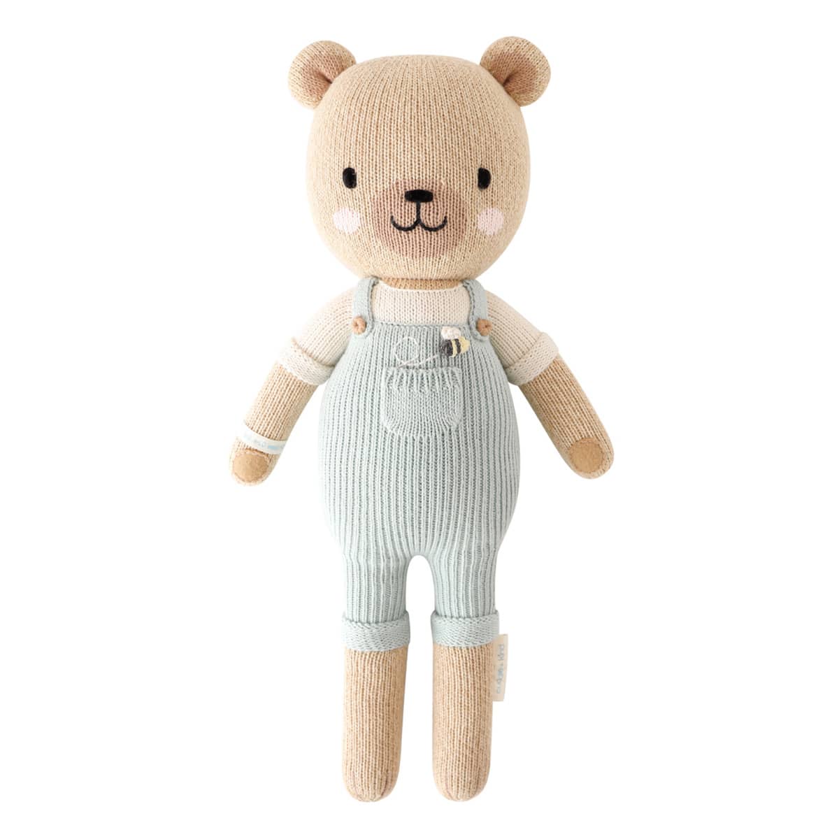 Cuddle + Kind Hand-Knit Doll - Charlie the Honey Bear - Image 7