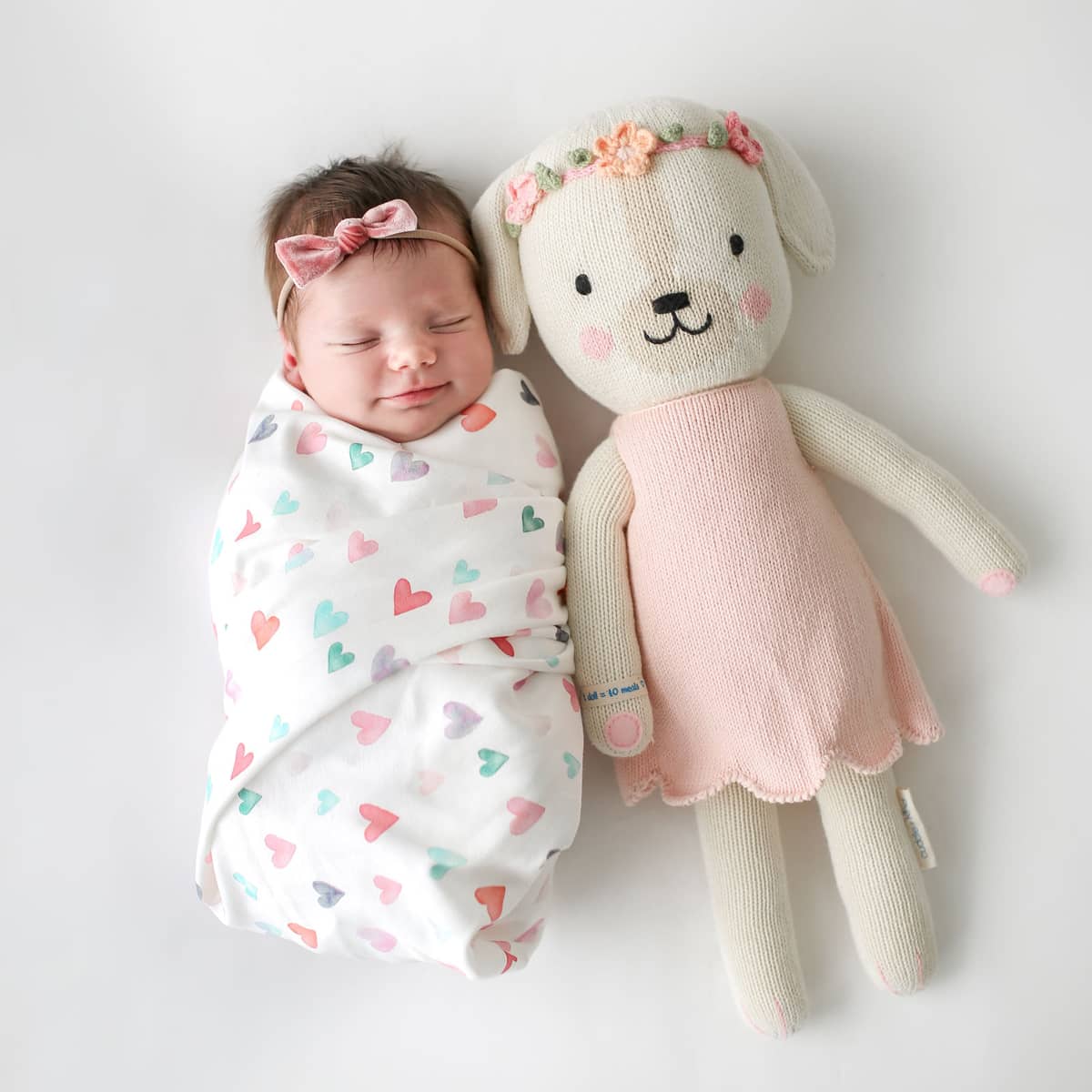 Cuddle + Kind Hand-Knit Doll - Charlotte the Dog - Image 2