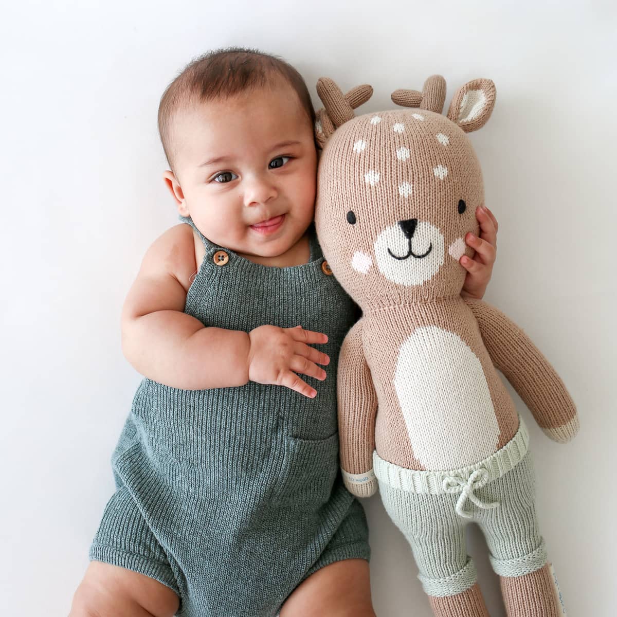 Cuddle + Kind Hand-Knit Doll - Elliott the Fawn - Image 2