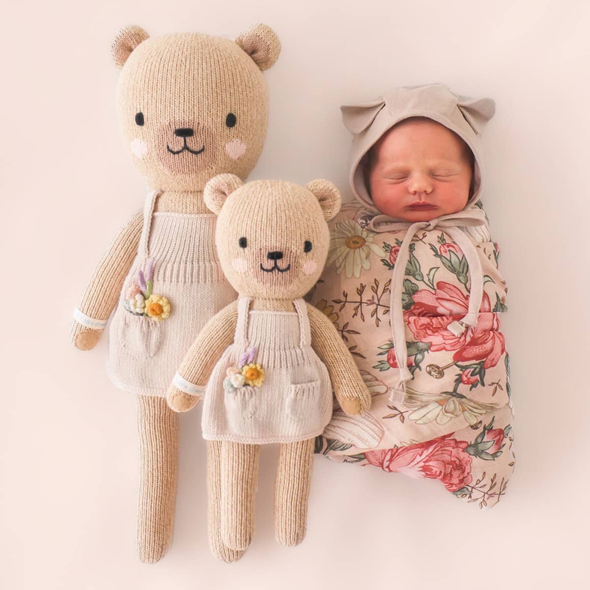 Cuddle + Kind Hand-Knit Doll - Goldie the Honey Bear - Image 2