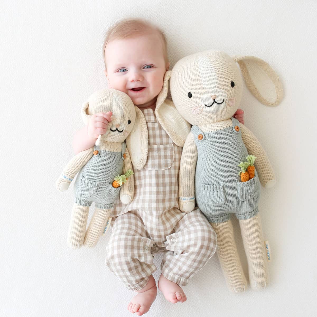 Cuddle + Kind Hand-Knit Doll - Henry the Bunny - Image 10