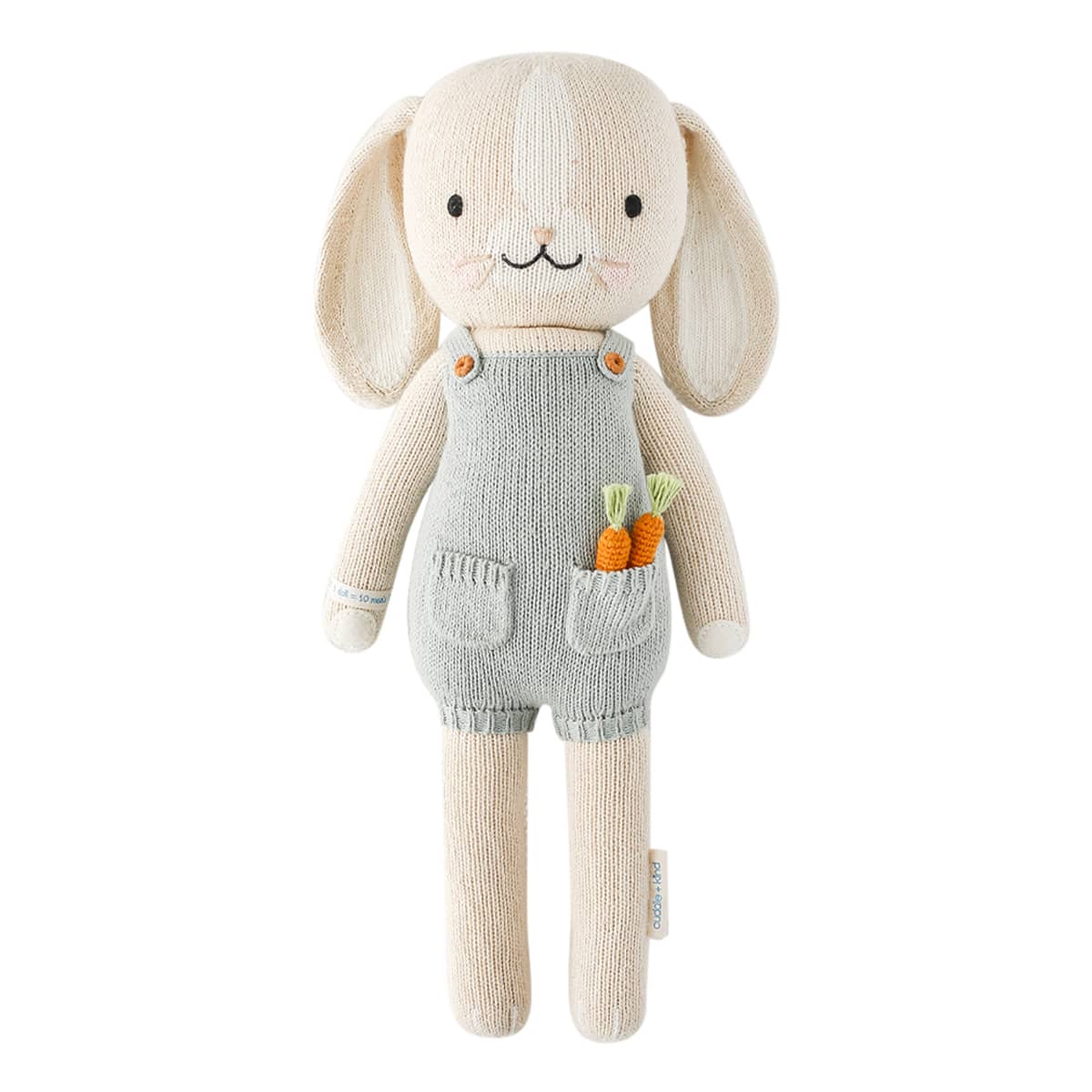 Cuddle + Kind Hand-Knit Doll - Henry the Bunny - Image 15