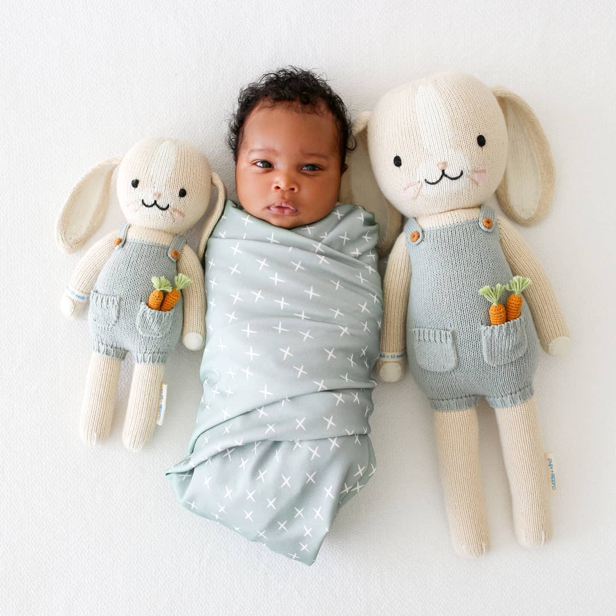 Cuddle + Kind Hand-Knit Doll - Henry the Bunny - Image 6