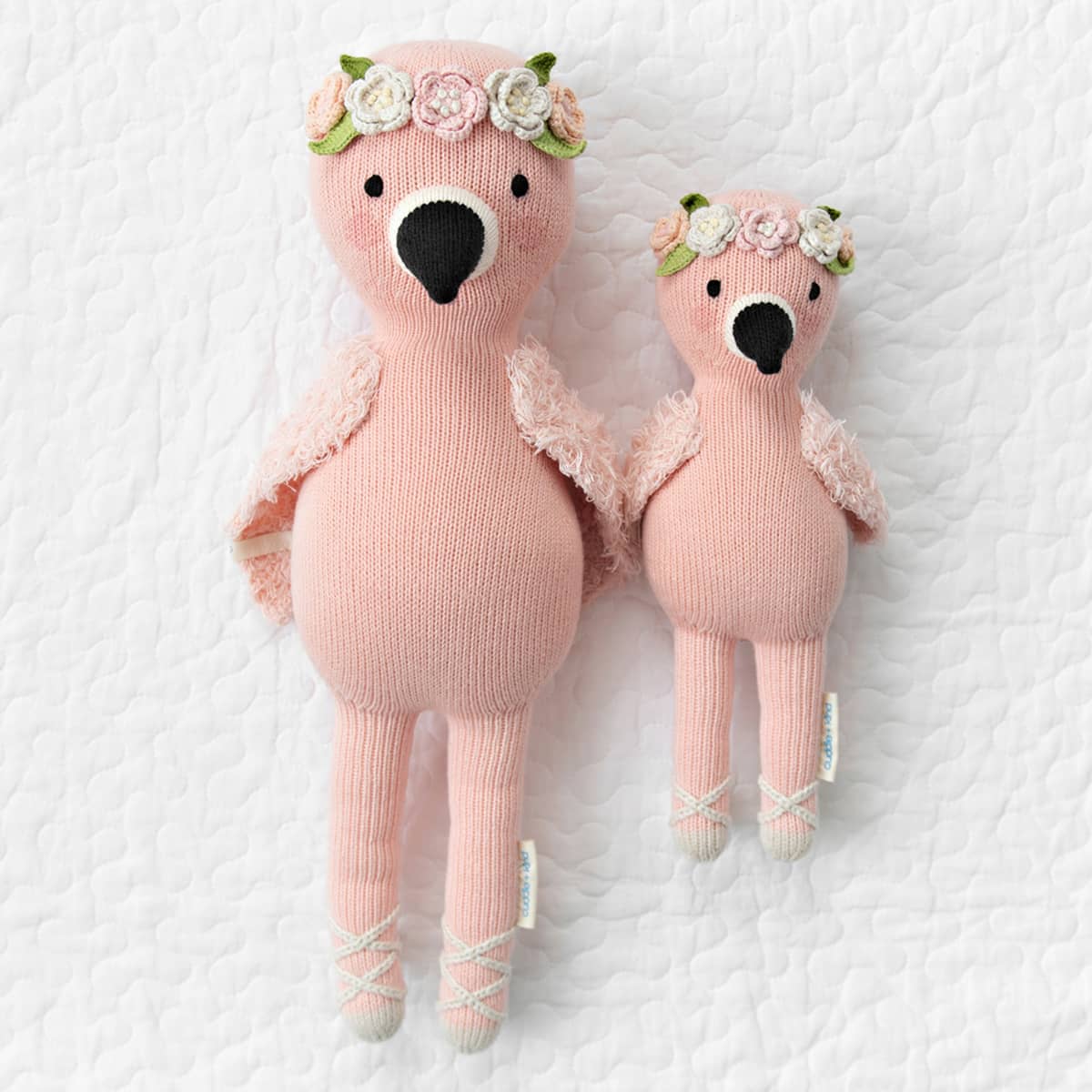 Cuddle + Kind Hand-Knit Doll - Penelope the Flamingo - Image 7