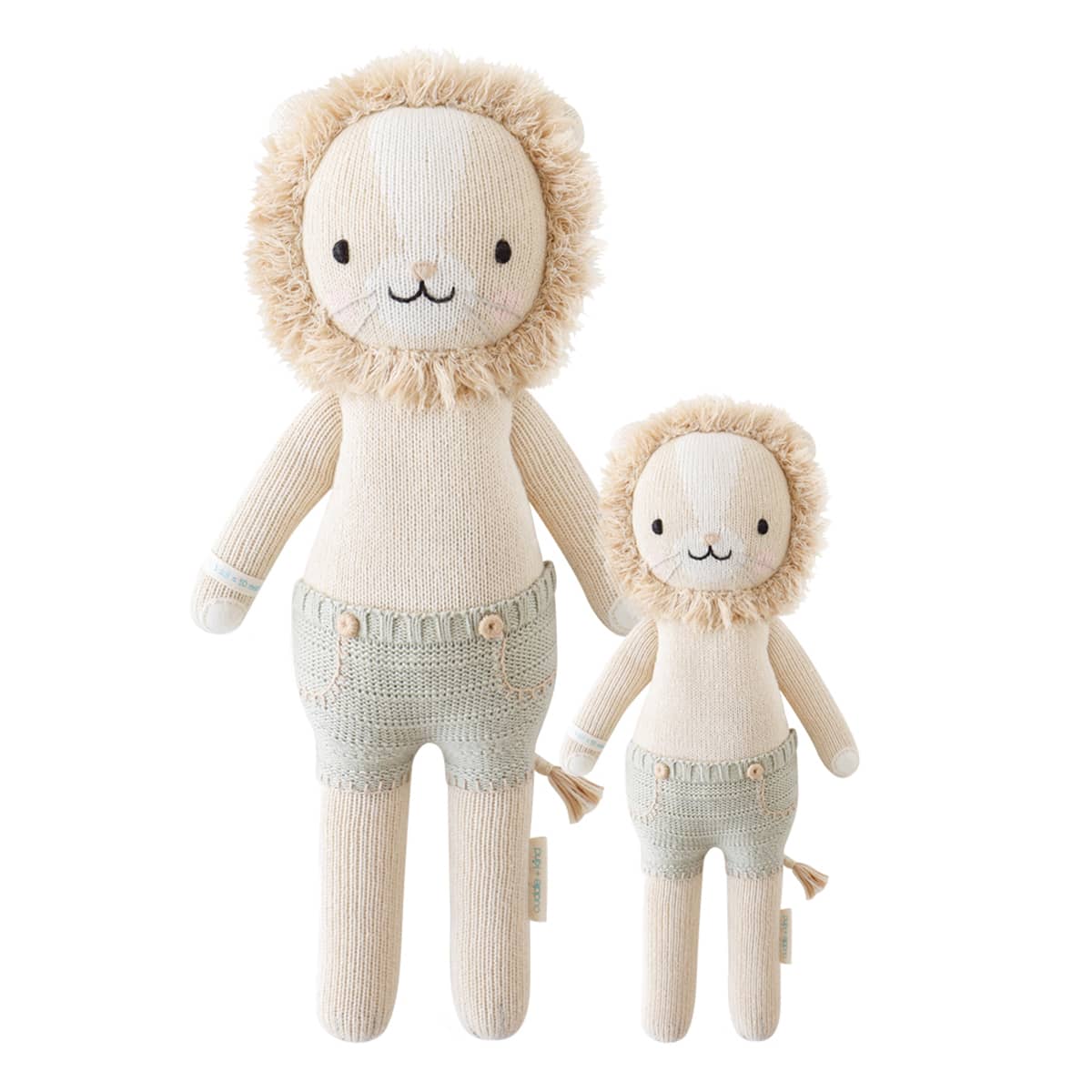 Cuddle + Kind Hand-Knit Doll - Sawyer the Lion
