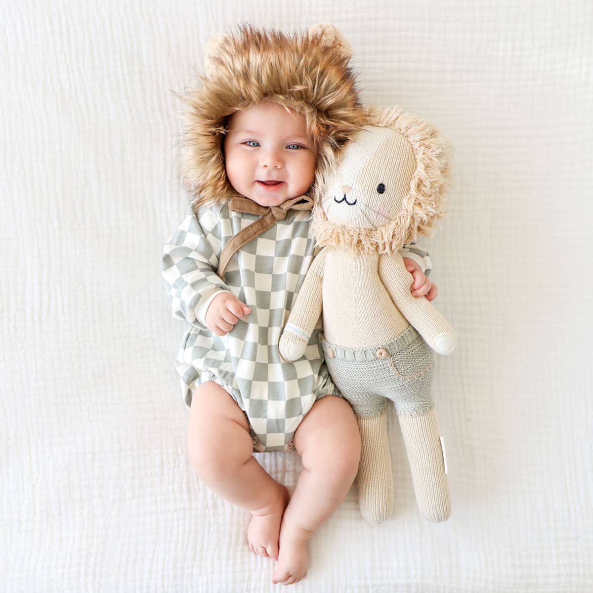 Cuddle + Kind Hand-Knit Doll - Sawyer the Lion - Image 4