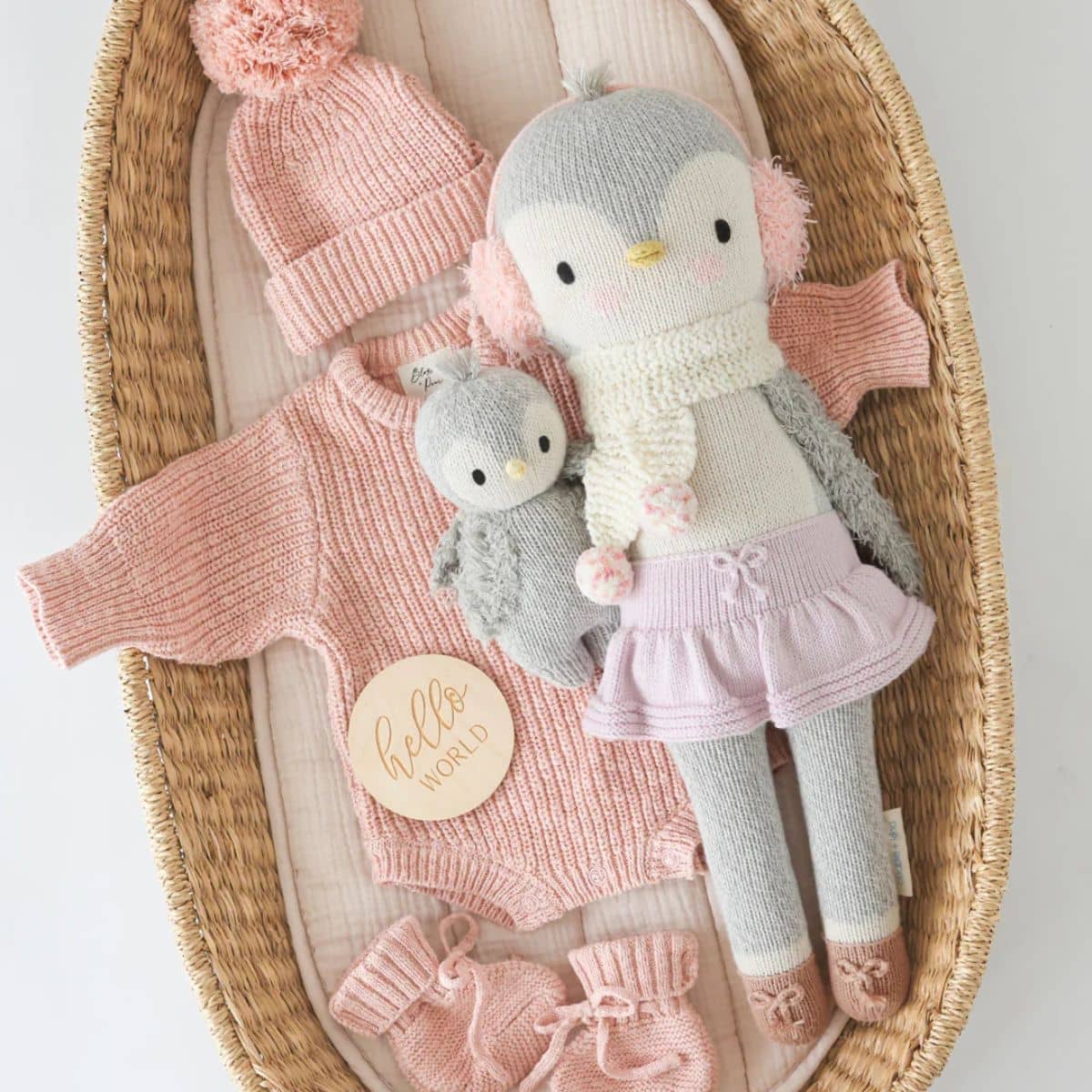 Cuddle + Kind Hand-Knit Doll - Skylar the Penguin - Image 6