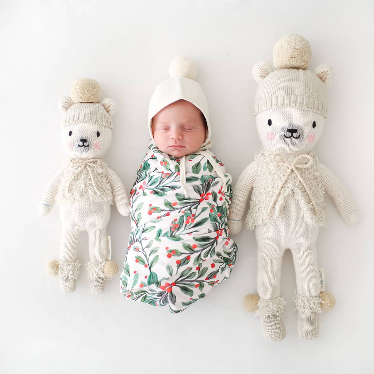 Cuddle + Kind Hand-Knit Doll - Stella the Polar Bear - Image 10
