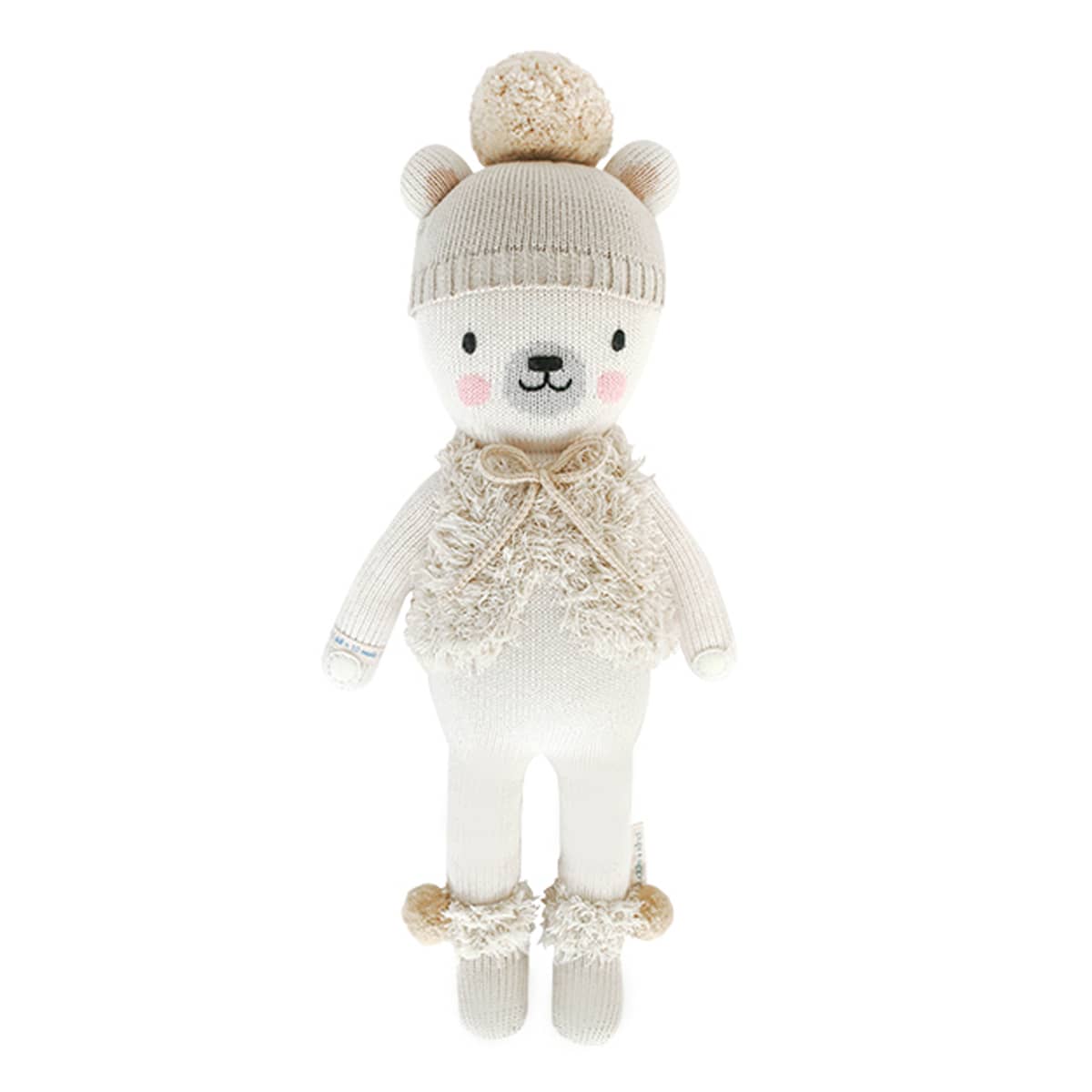 Cuddle + Kind Hand-Knit Doll - Stella the Polar Bear - Image 11