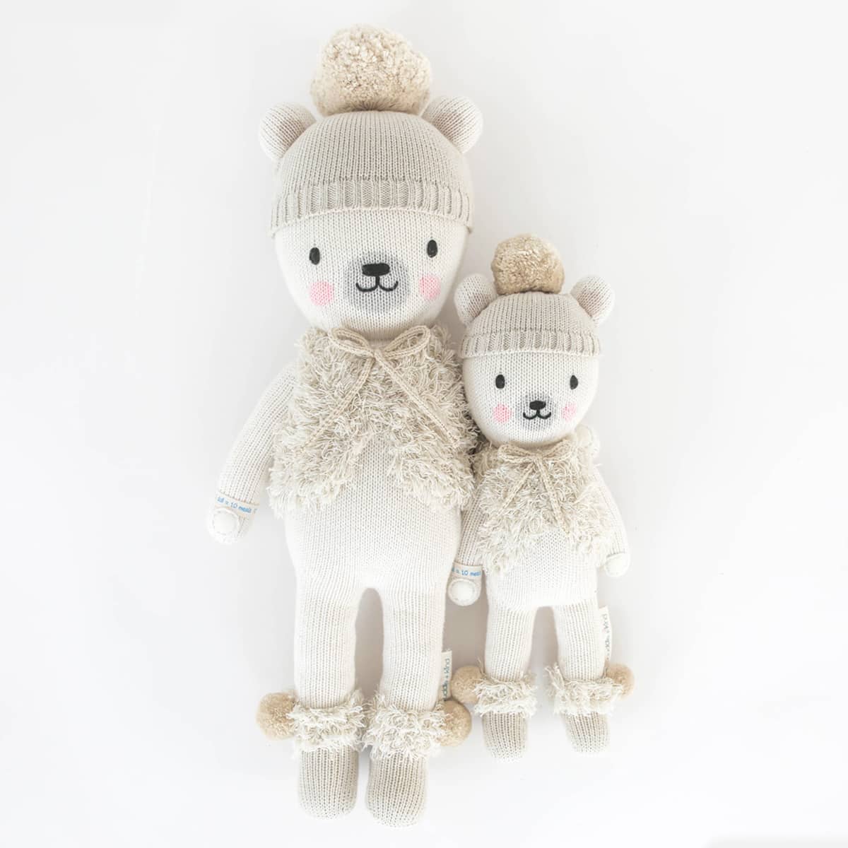 Cuddle + Kind Hand-Knit Doll - Stella the Polar Bear - Image 7