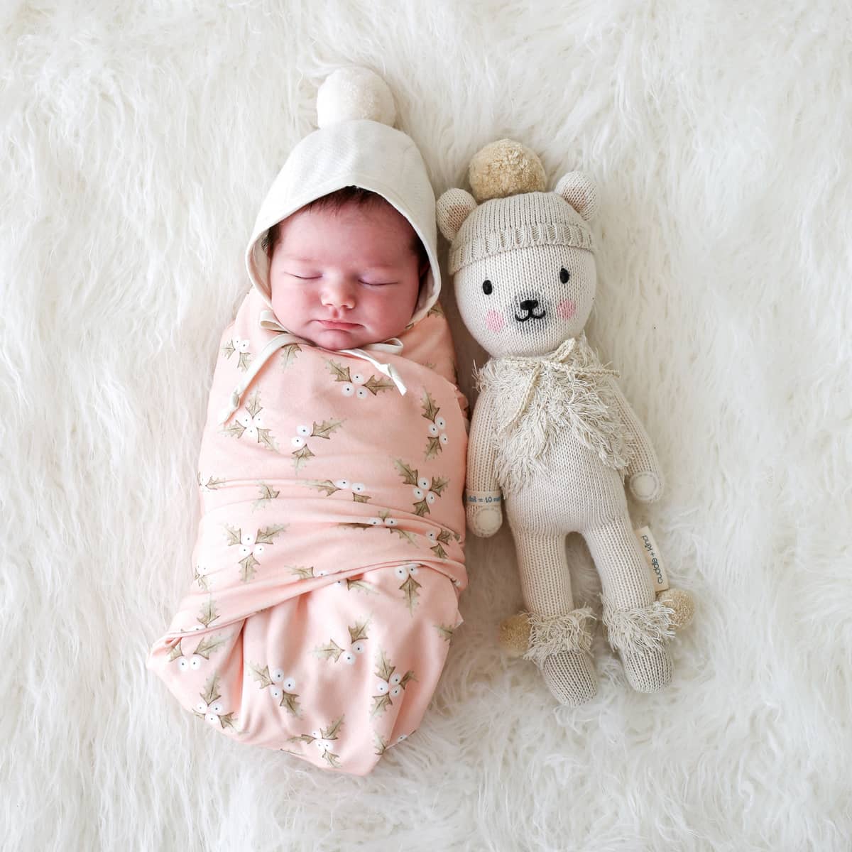 Cuddle + Kind Hand-Knit Doll - Stella the Polar Bear - Image 8