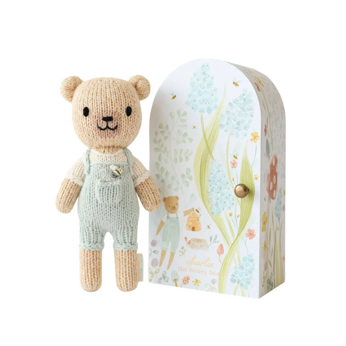 Cuddle + Kind Hand-Knit Doll - Tiny Charlie the Honey Bear
