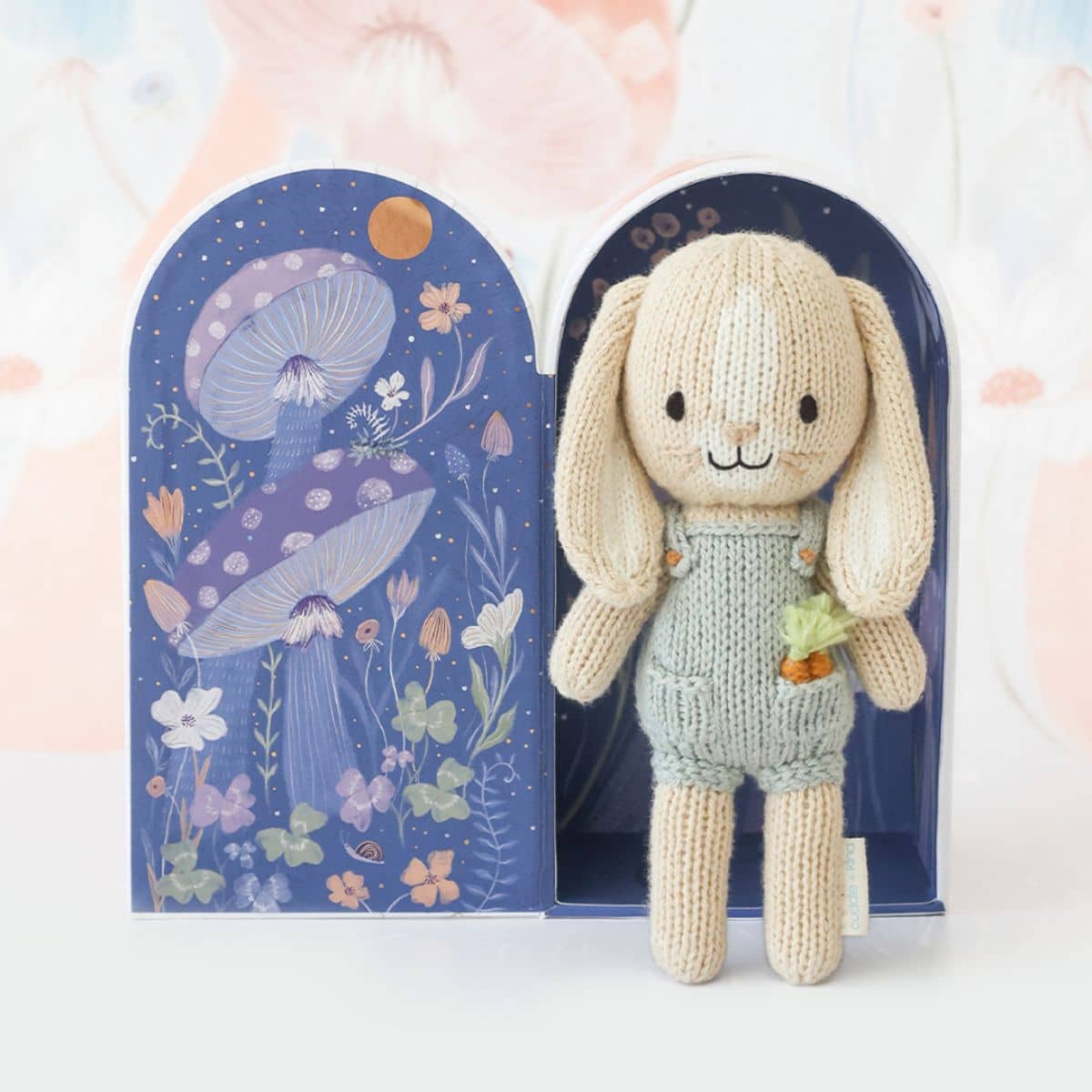 Cuddle + Kind Hand-Knit Doll - Tiny Henry the Bunny - Image 3