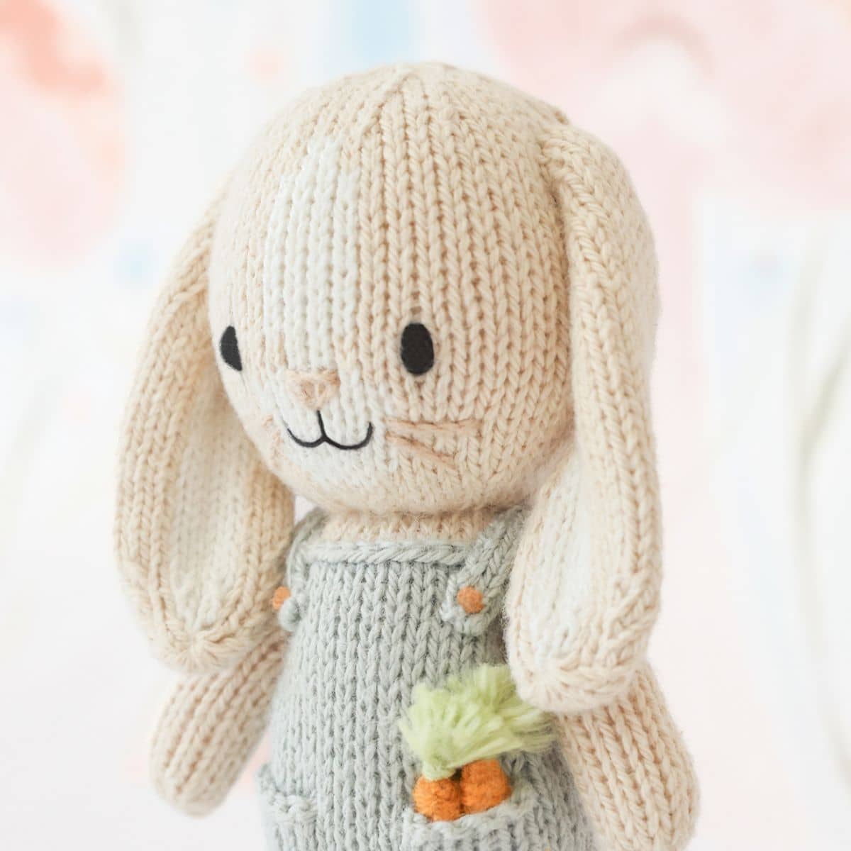 Cuddle + Kind Hand-Knit Doll - Tiny Henry the Bunny - Image 4