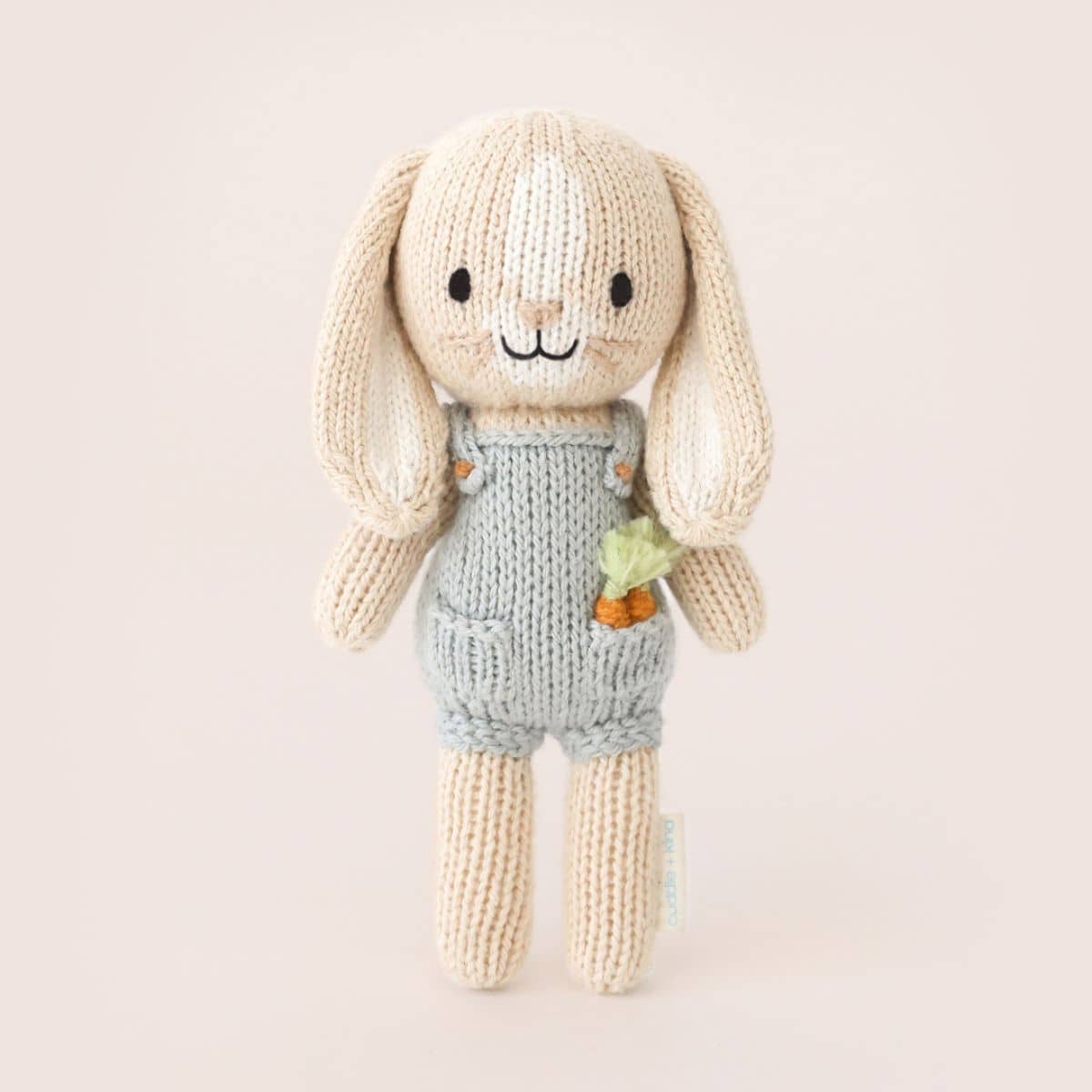 Cuddle + Kind Hand-Knit Doll - Tiny Henry the Bunny - Image 5