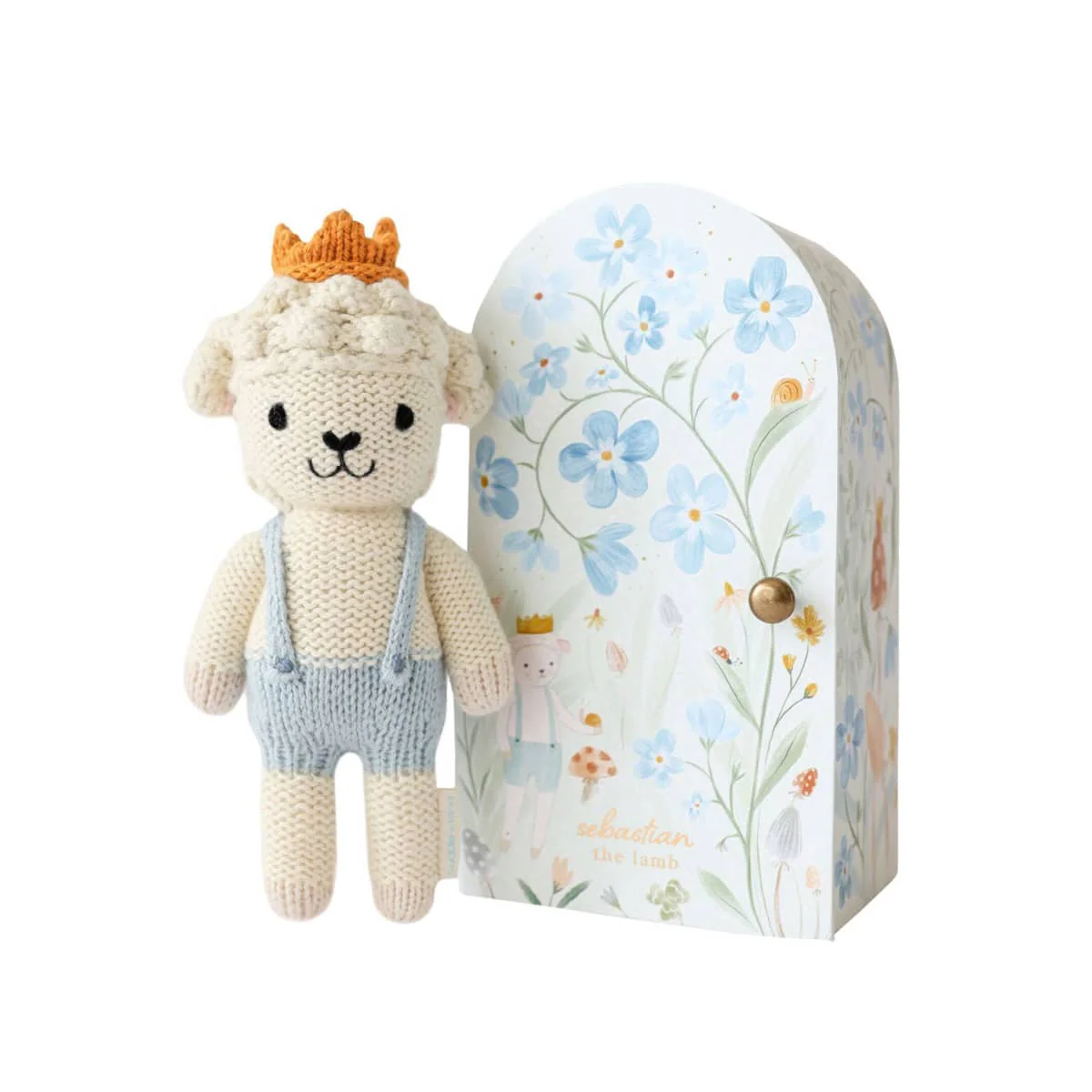 Cuddle + Kind Hand-Knit Doll - Tiny Sebastian the Lamb