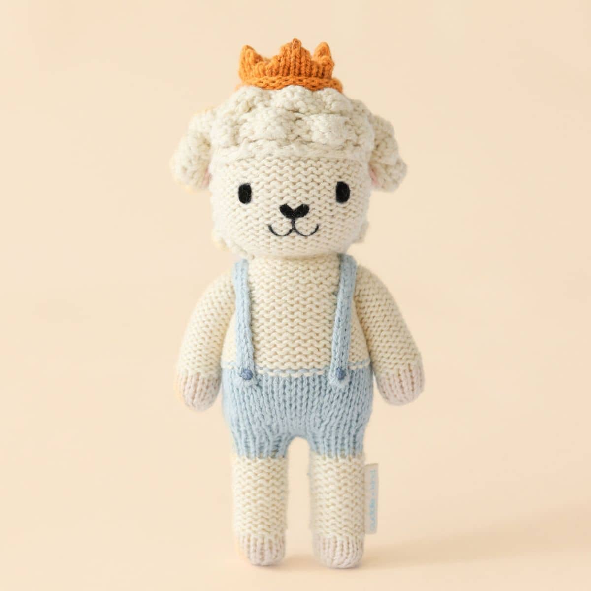 Cuddle + Kind Hand-Knit Doll - Tiny Sebastian the Lamb - Image 7