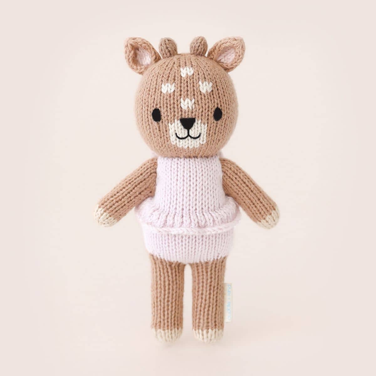 Cuddle + Kind Hand-Knit Doll - Tiny Violet the Fawn - Image 5