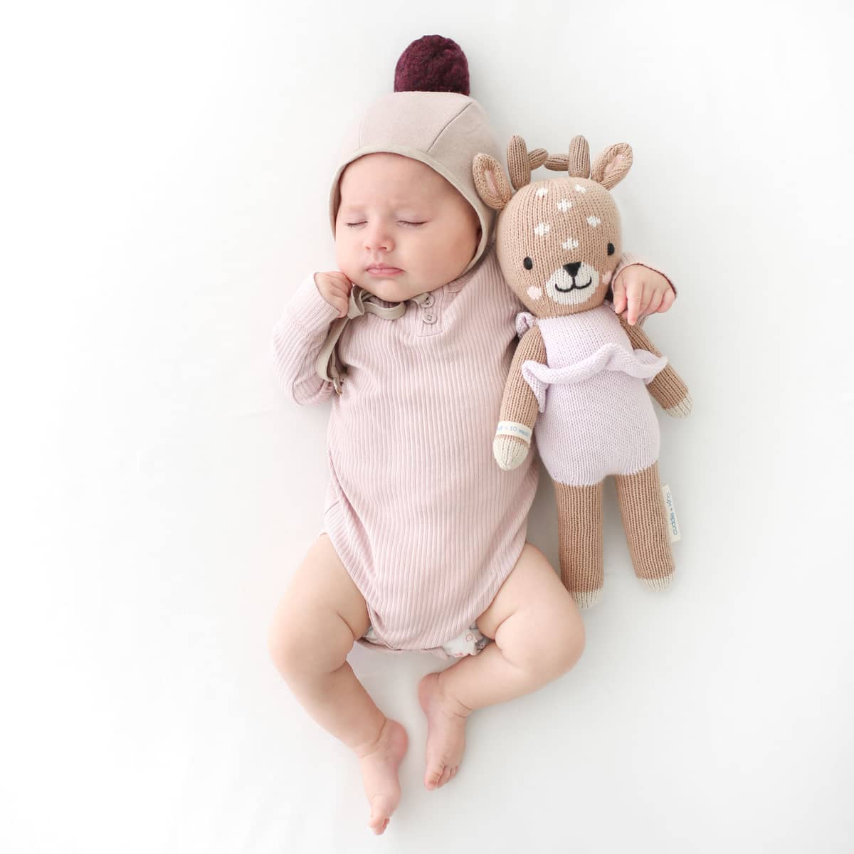 Cuddle + Kind Hand-Knit Doll - Violet the Fawn - Image 11
