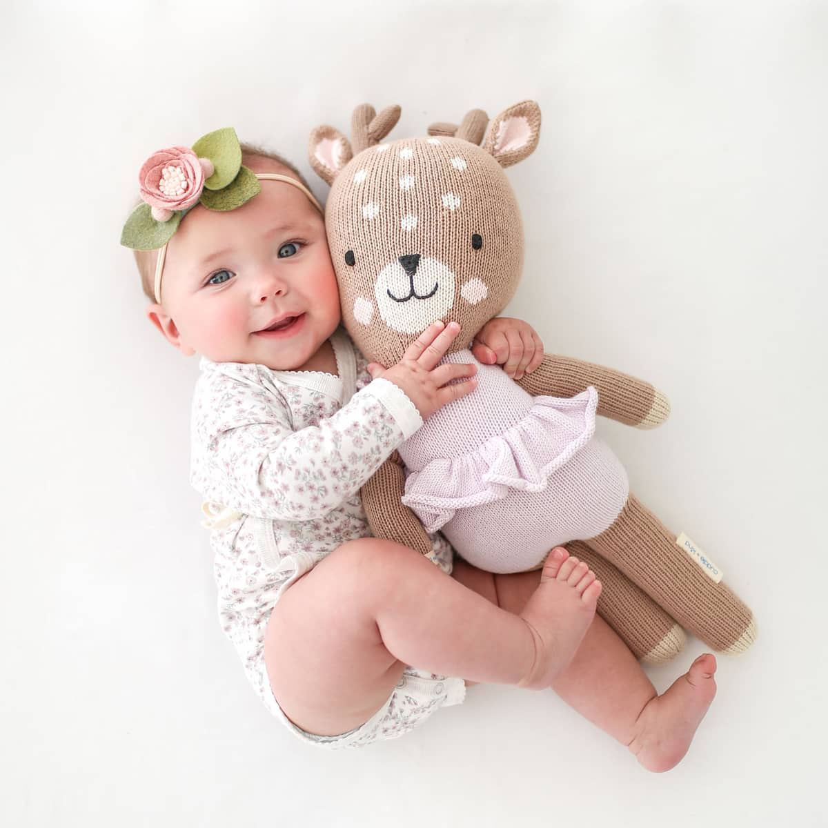 Cuddle + Kind Hand-Knit Doll - Violet the Fawn - Image 2