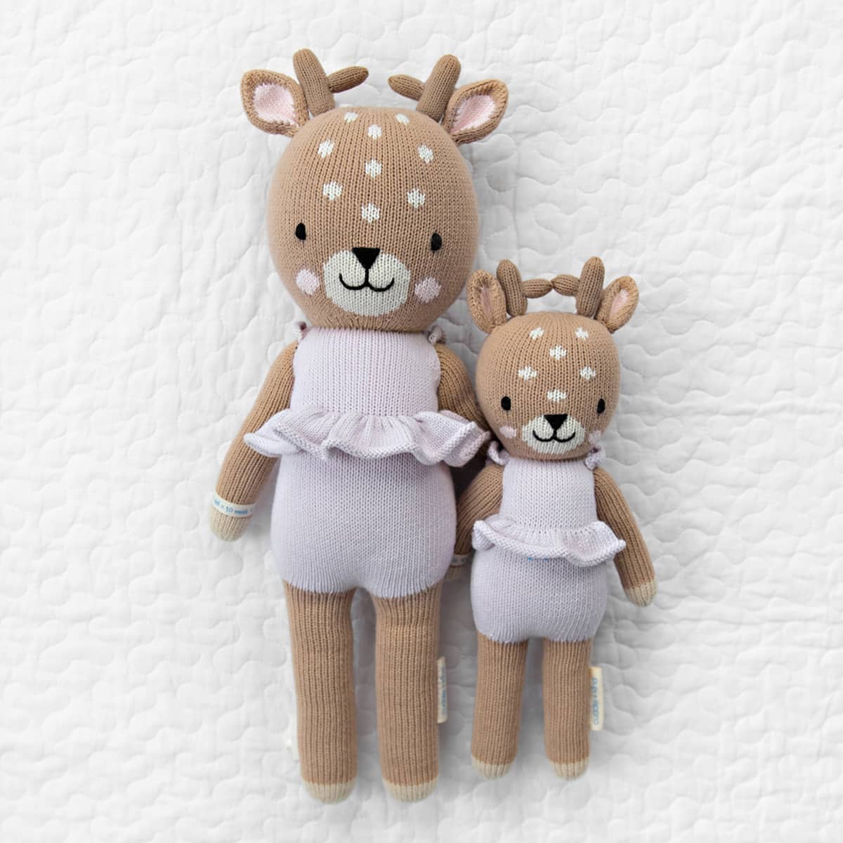 Cuddle + Kind Hand-Knit Doll - Violet the Fawn - Image 7