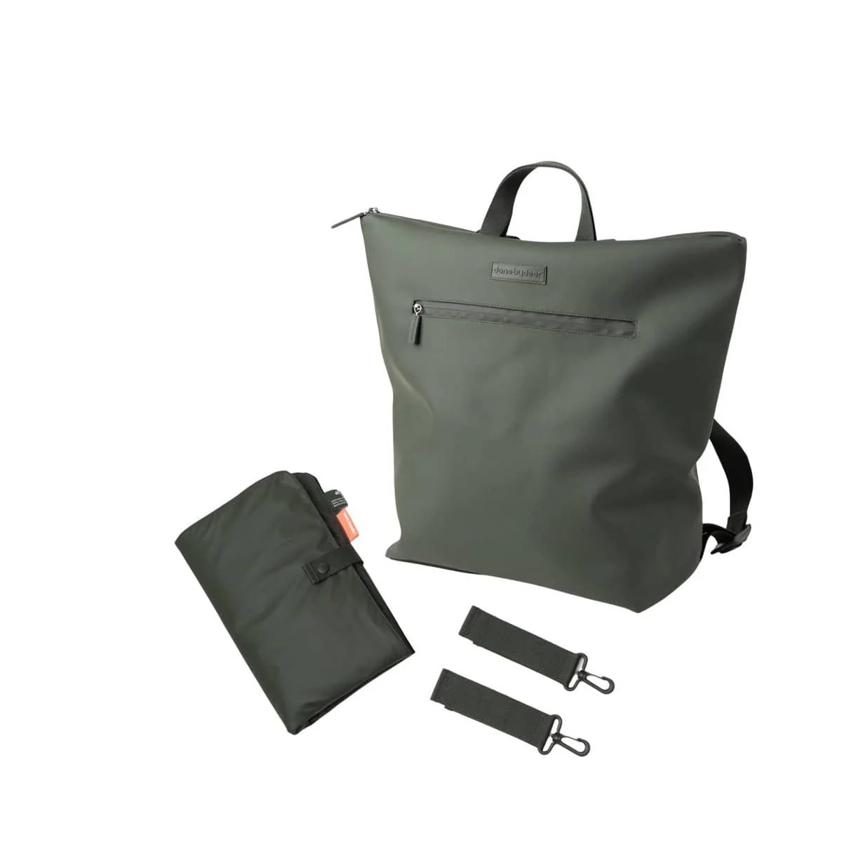 Done by Deer Nappy Bag Backpack - Green - Image 6
