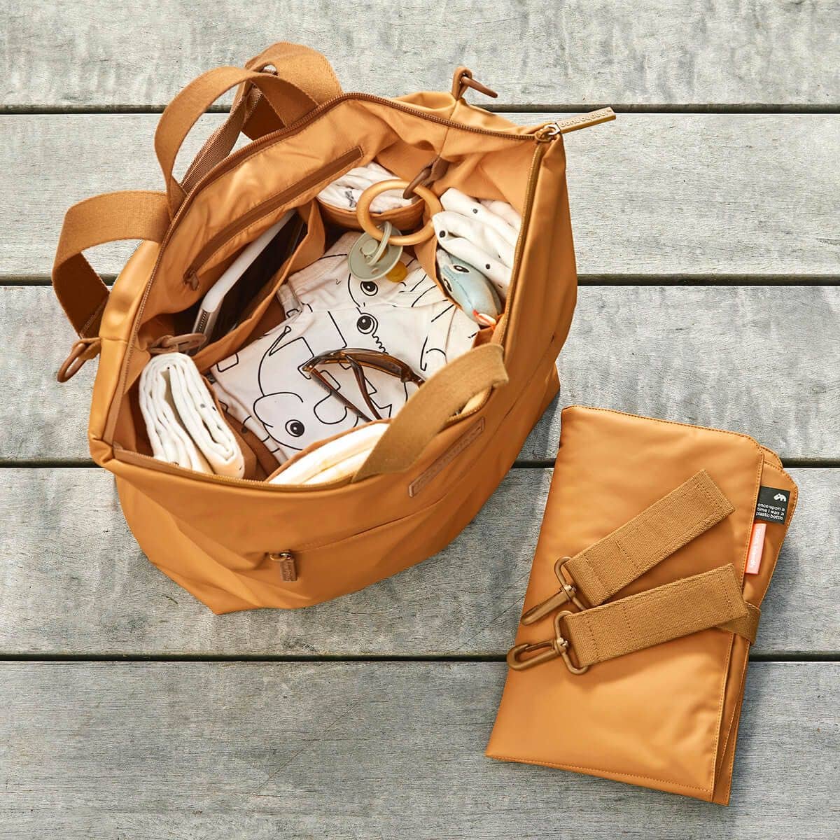 Done by Deer Nappy Bag Backpack - Mustard - Image 5