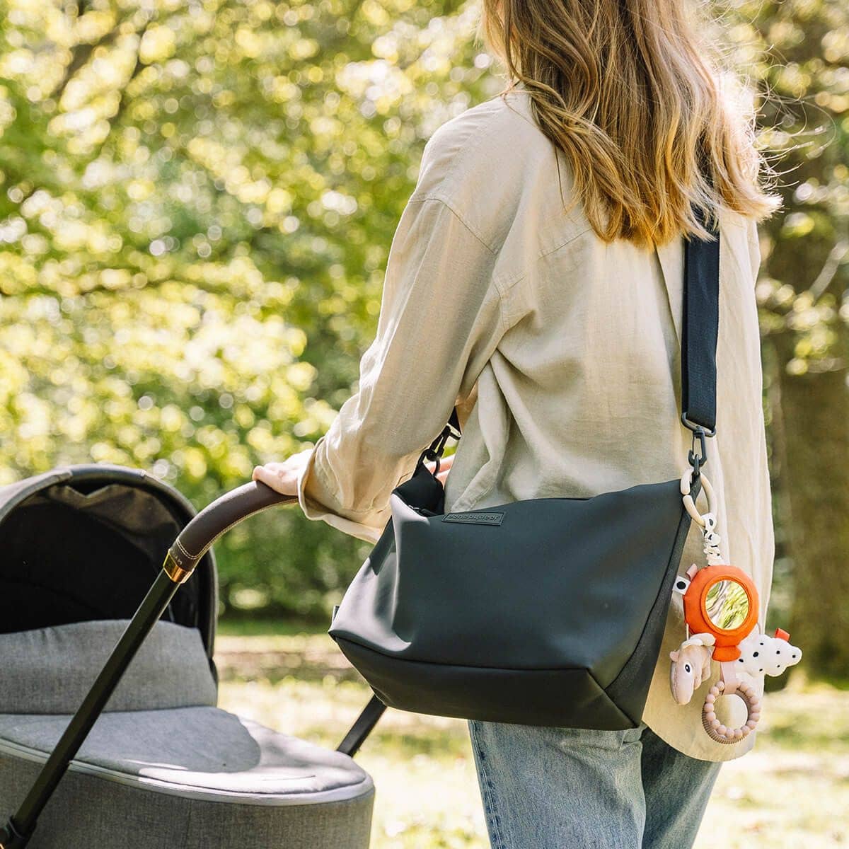 Done by Deer Stroller Bag - Black - Image 3