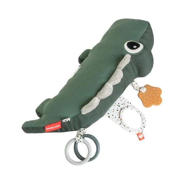 Done by Deer Tummy Time Activity Toy - Croco Green - Image 3