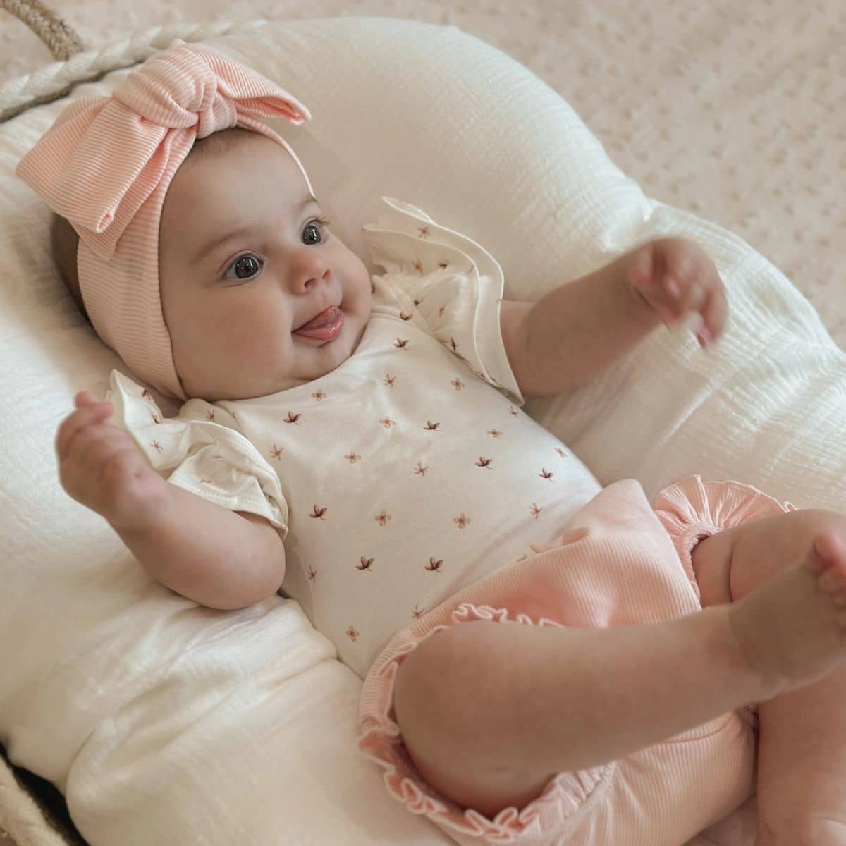 Elke & Indigo Ivy Headband - Peach - Image 3