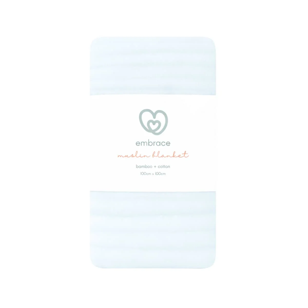 Embrace Muslin Cloud Baby Blanket - Saltwater Sky - Image 2