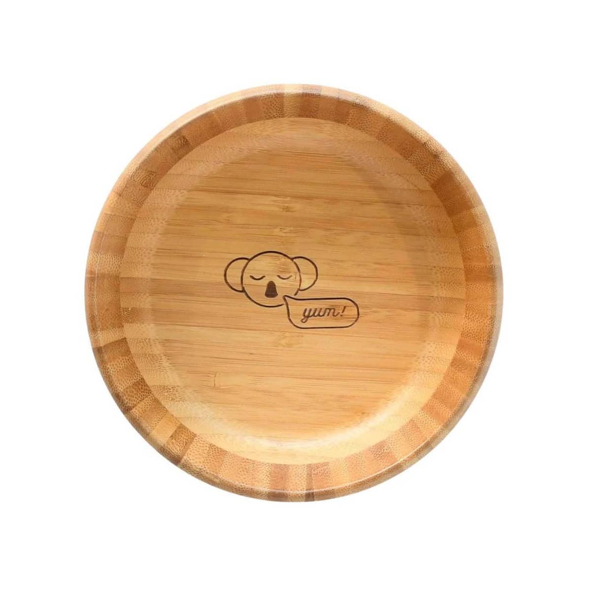 Emondo Kids Bamboo Bowl with Removable Suction