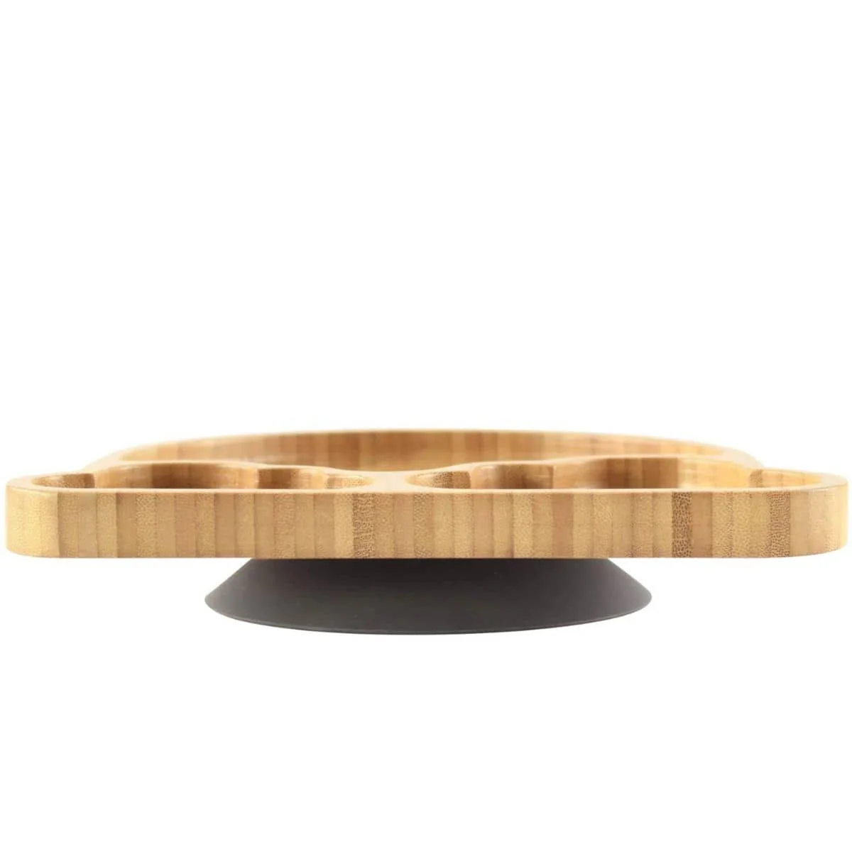 Emondo Kids Bamboo Plate with Suction - Rainbow - Image 3