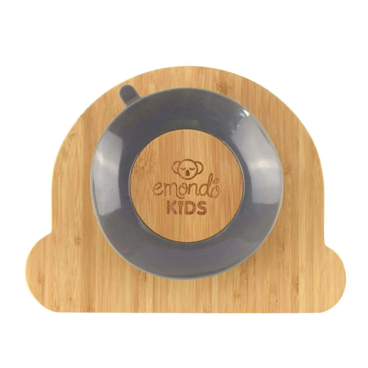 Emondo Kids Bamboo Plate with Suction - Rainbow - Image 5