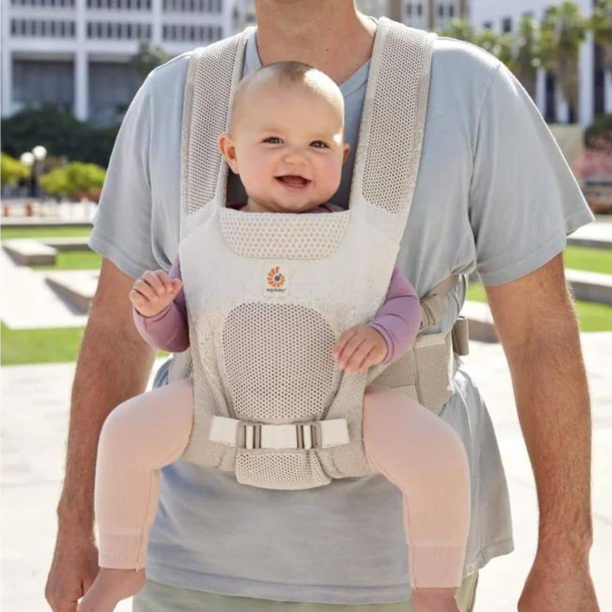 Ergobaby Aerloom Baby Carrier - Sandstone - Image 10