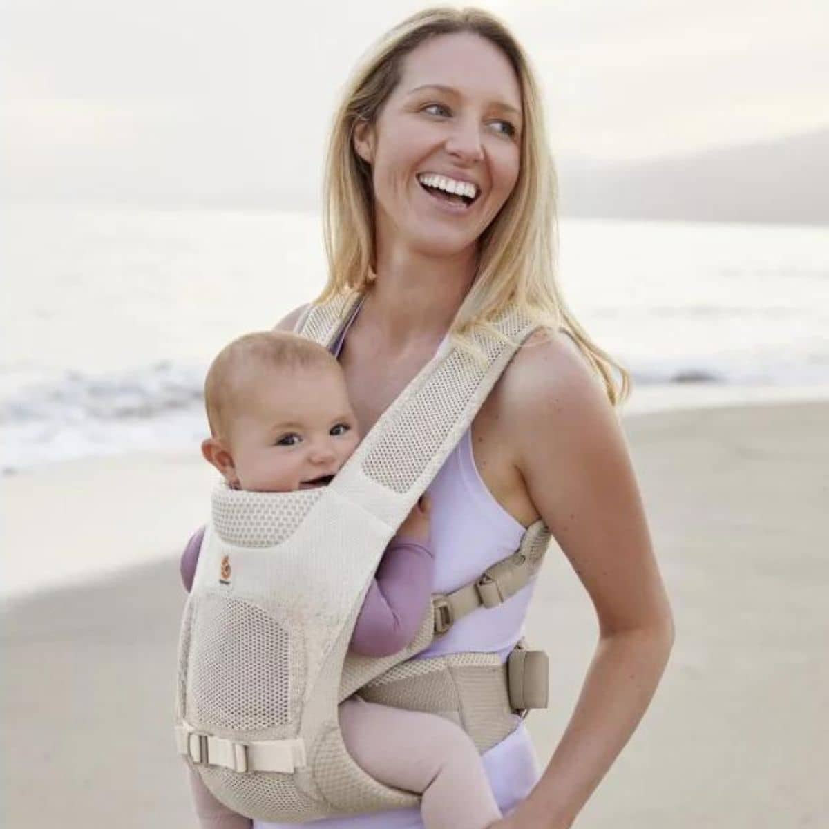 Ergobaby Aerloom Baby Carrier - Sandstone - Image 4