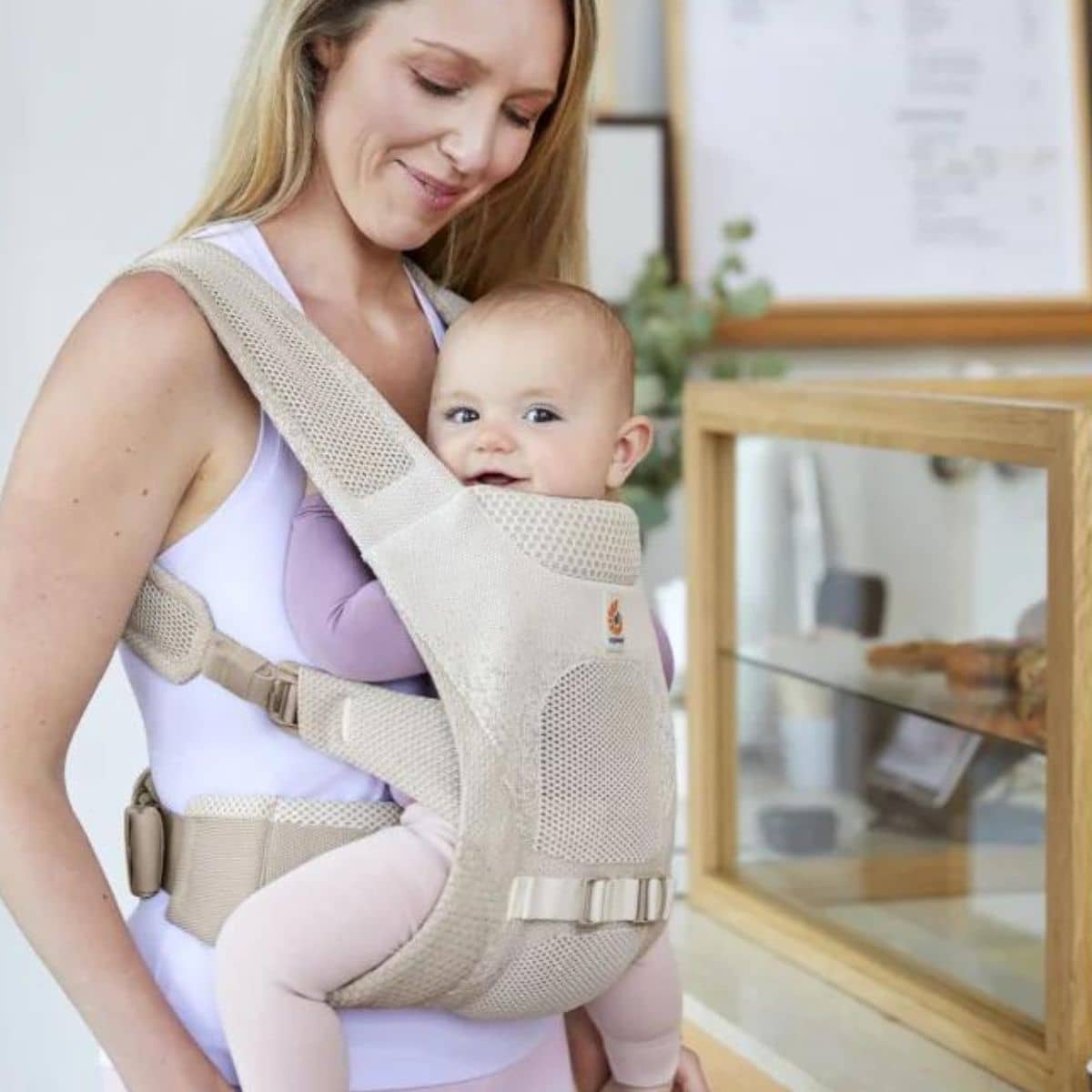 Ergobaby Aerloom Baby Carrier - Sandstone - Image 6