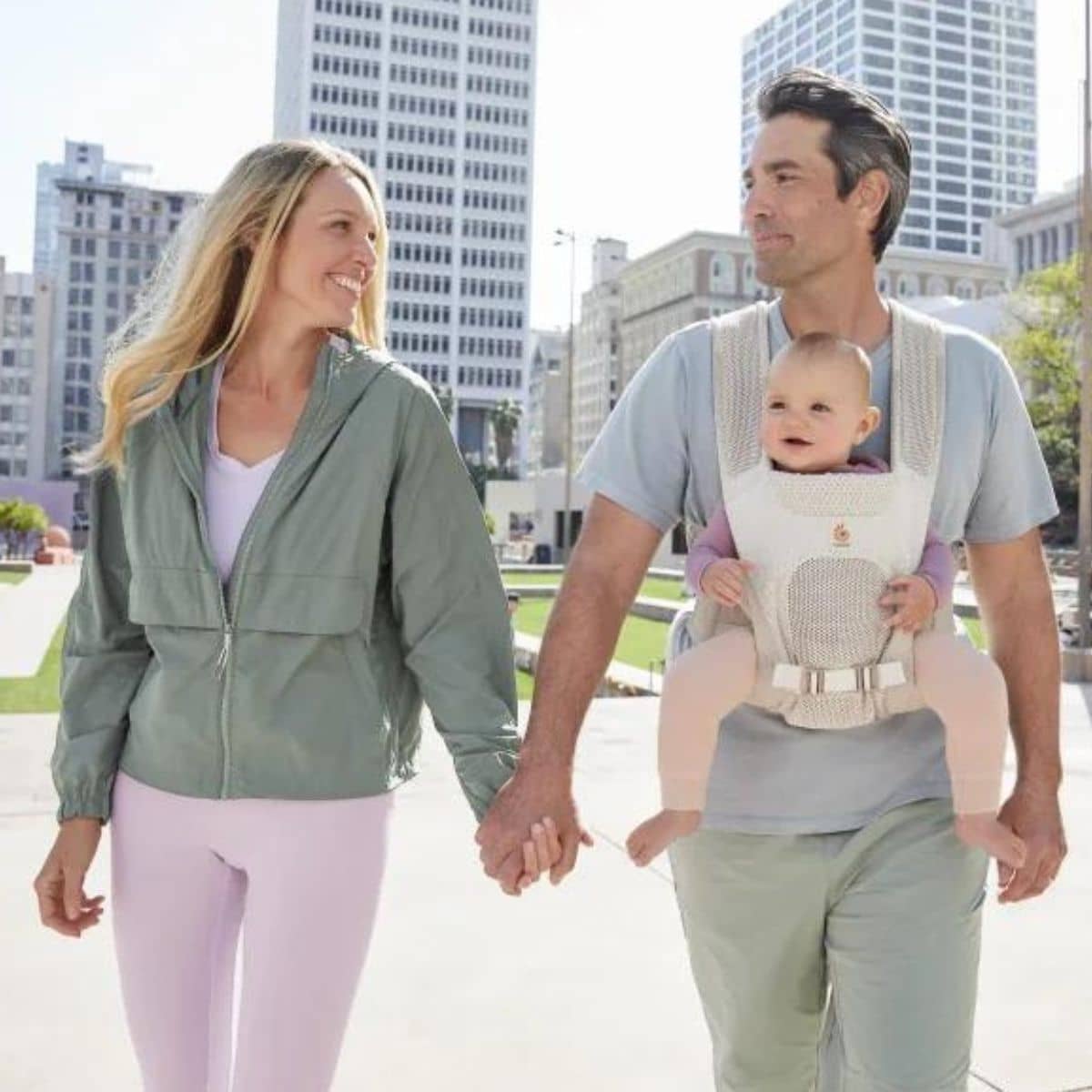 Ergobaby Aerloom Baby Carrier - Sandstone - Image 9