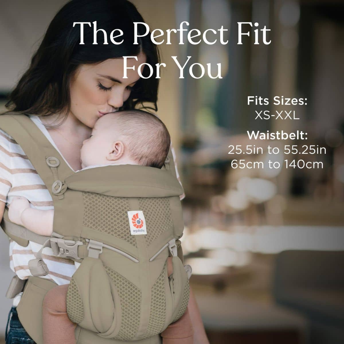 Ergobaby Omni Classic Mesh Baby Carrier - Soft Olive - Image 2