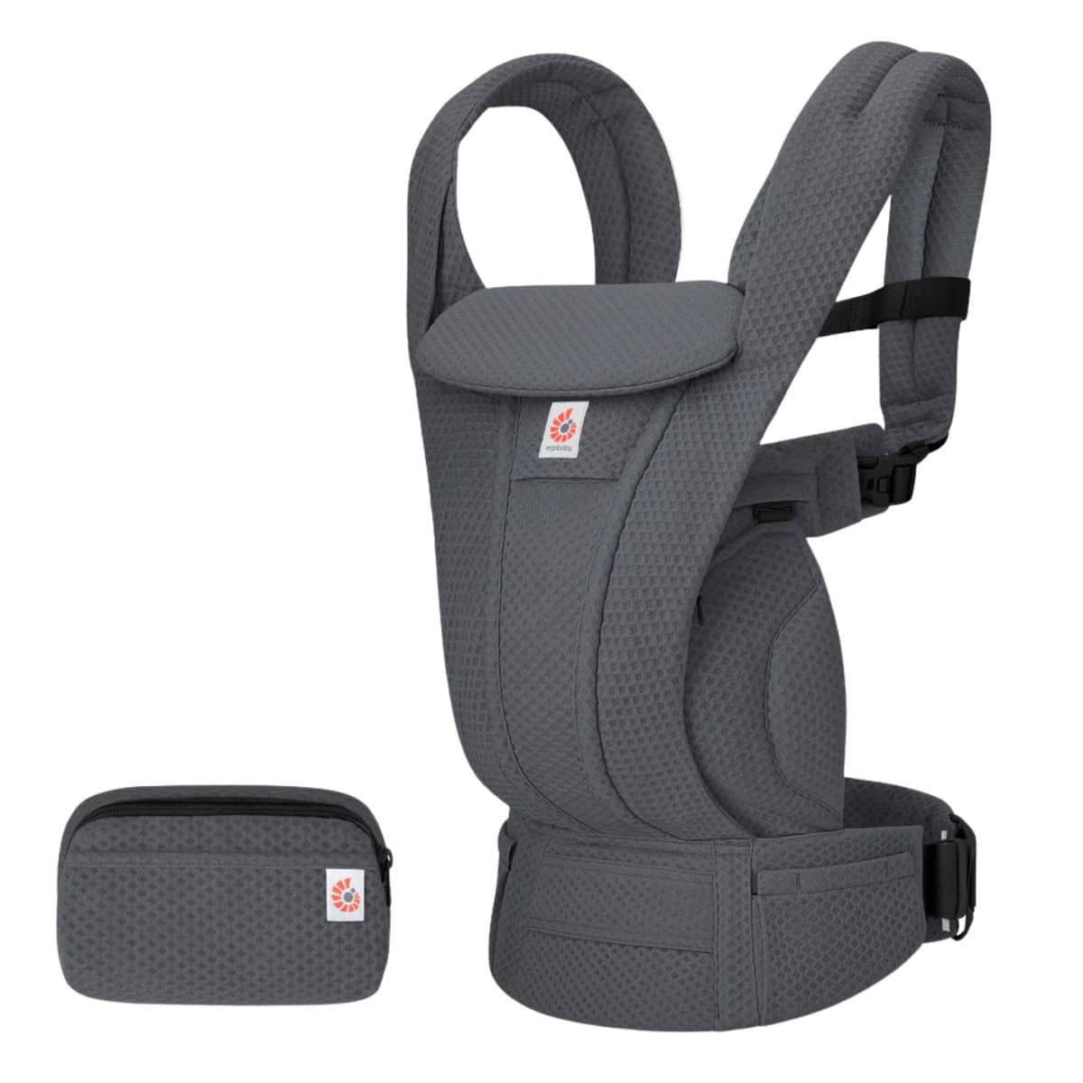 Ergobaby Omni Deluxe Mesh Baby Carrier - Graphite Grey - Image 4
