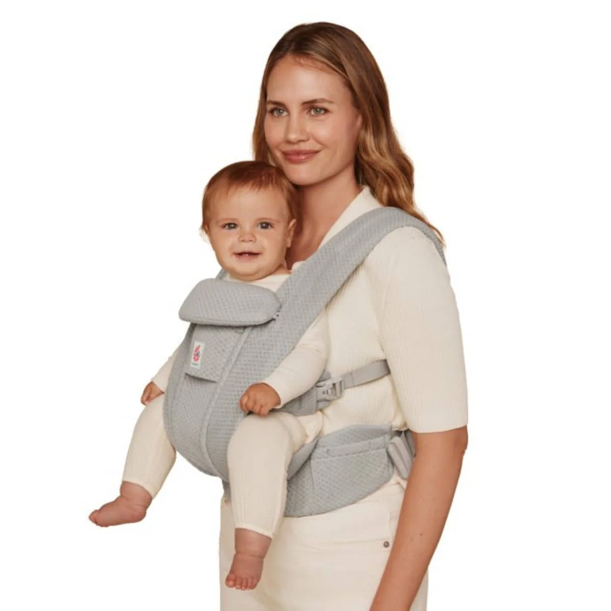 Ergobaby Omni Deluxe Mesh Baby Carrier - Pearl Grey - Image 8