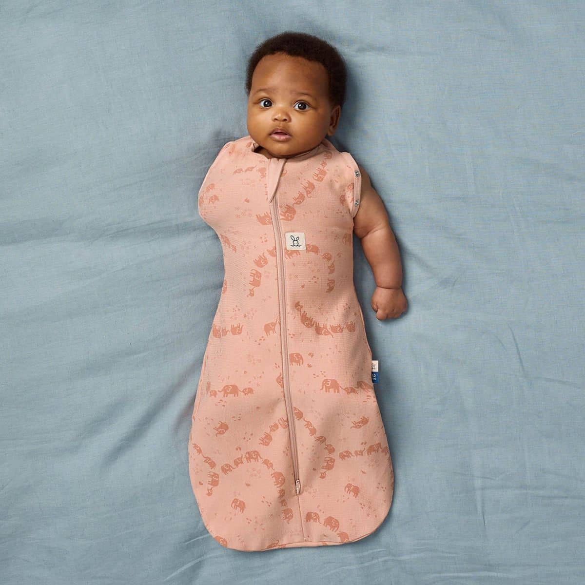 ergoPouch Cocoon Swaddle Bag 1.0 TOG - Elephant Parade - Image 4