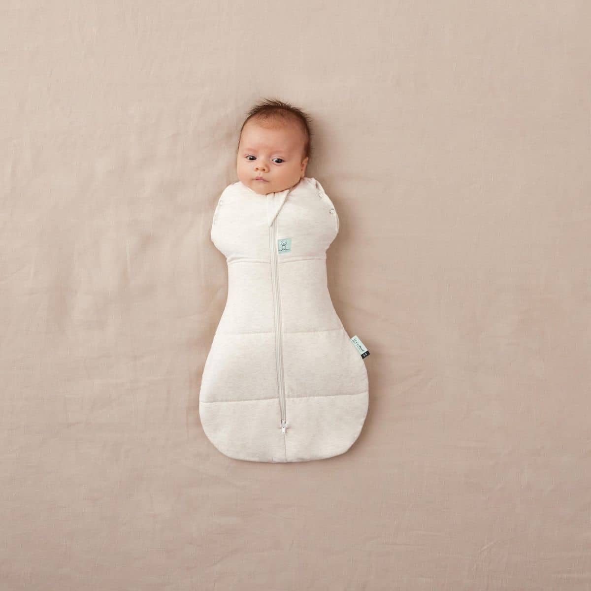 ergoPouch Cocoon Swaddle Bag 2.5 TOG - Oatmeal Marle - Image 4