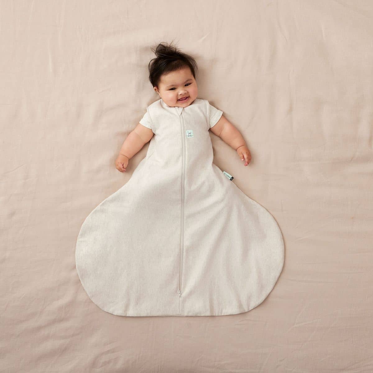 ergoPouch Hip Harness Sleeping Bag 0.2 TOG - Oatmeal Marle - Image 4