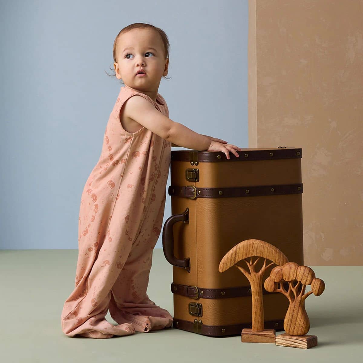 ergoPouch Jersey Sleep Suit Bag 0.2 TOG - Elephant Parade - 3 to 12 Months - Image 4