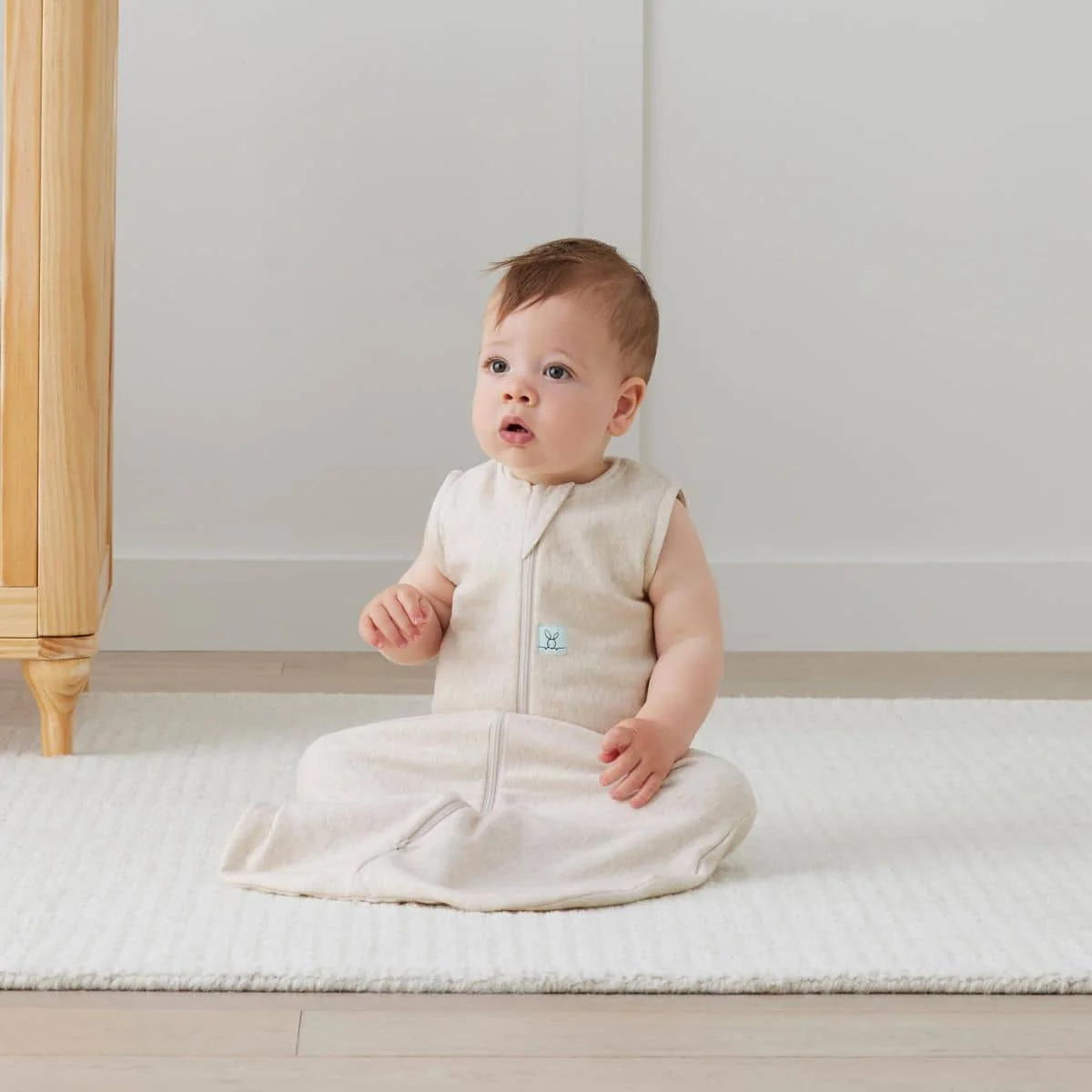 ergoPouch Sleeping Bag 1.0 TOG - Oatmeal Marle - Image 2